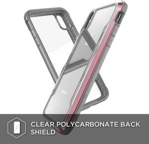 X-doria X-Doria Defense Shield - Etui aluminiowe iPhone Xs Max (Drop test 3m) (Rose Gold/Clear) 4