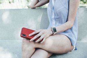 X-doria X-Doria Defense Lux - Etui aluminiowe iPhone Xs / X (Drop test 3m) (Red Leather) 2