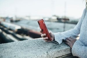 X-doria X-Doria Defense Lux - Etui aluminiowe iPhone Xs / X (Drop test 3m) (Red Leather) 7