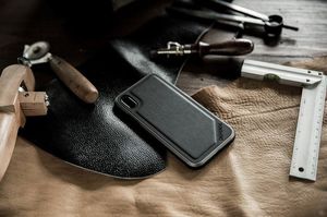 X-doria X-Doria Defense Lux - Etui aluminiowe iPhone Xs / X (Drop test 3m) (Black Leather) 4