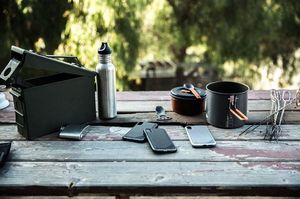 X-doria X-Doria Defense Lux - Etui aluminiowe iPhone Xs / X (Drop test 3m) (Black Leather) 5