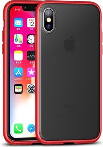 IPAKY iPaky Cucoloris wytrzymałe etui pokrowiec iPhone XS Max czerwony 1