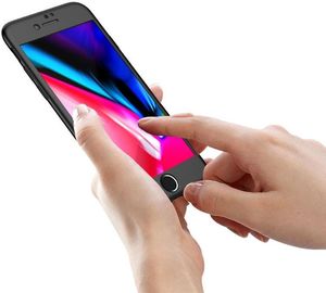 IPAKY iPaky 360 Protection etui na całą obudowę przód i tył + szkło hartowane iPhone 8 złoty 11