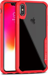 IPAKY iPaky Survival żelowy pokrowiec wzmocnione etui iPhone XS Max czerwony 1