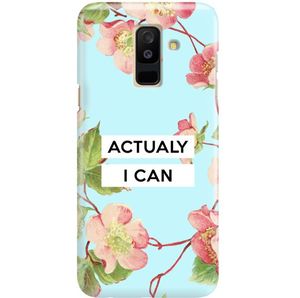FunnyCase ETUI NADRUK ACTUALY I CAN SAMSUNG GALAXY A6 PLUS 2018 1