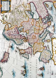 Museums & Galleries Karnet B6 z kopertą - Map of Europe 1