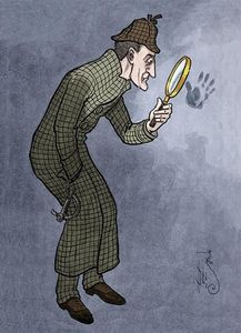 Museums & Galleries Karnet B6 z kopertą - Sherlock Holmes 1