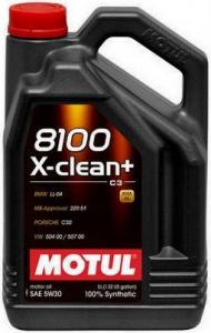 Motul Olej silnikowy  8100 X-Clean + syntetyczny 5W-30 5L 1