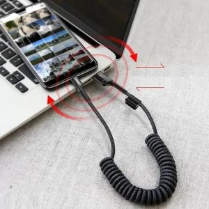 Kabel USB Baseus USB-A - Lightning 1 m Czarny (CALSR-01) 10