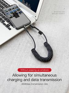 Kabel USB Baseus USB-A - Lightning 1 m Czarny (CALSR-01) 5
