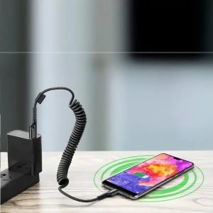 Kabel USB Baseus USB-A - Lightning 1 m Czarny (CALSR-01) 9