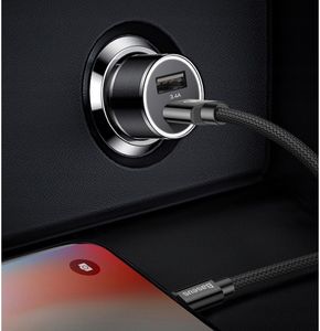 Ładowarka Baseus Small Screw 2x USB-A 3.4 A  (6953156271401) 3