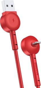 Kabel USB Baseus USB-A - Lightning 1 m Czerwony 3