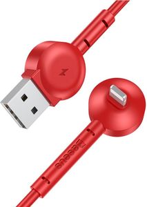 Kabel USB Baseus USB-A - Lightning 1 m Czerwony 4