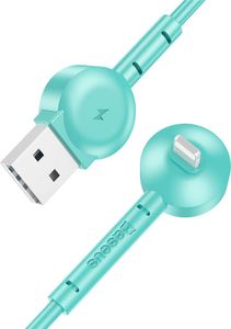 Kabel USB Baseus USB-A - Lightning 1 m Zielony 4