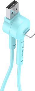 Kabel USB Baseus USB-A - Lightning 1 m Zielony 7