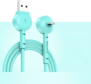 Kabel USB Baseus USB-A - Lightning 1 m Zielony 9