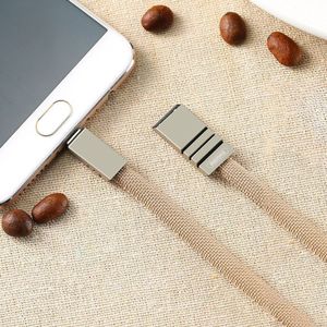 Kabel USB Remax USB-A - microUSB 1 m Beżowy 4