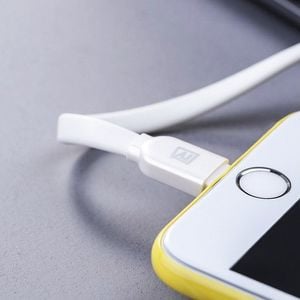 Kabel USB Remax Remax RC-037a płaski kabel USB-C / Lightning 1M biały 4