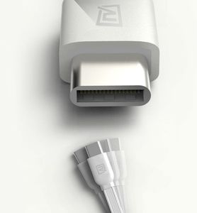 Kabel USB Remax Remax RC-037a płaski kabel USB-C / Lightning 1M biały 7