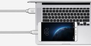 Kabel USB Remax Remax RC-037a płaski kabel USB-C / Lightning 1M biały 8