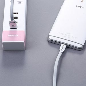 Kabel USB Remax Remax RC-037a płaski kabel USB-C / Lightning 1M biały 10