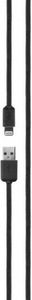 Kabel USB Xqisit USB-A - Lightning 1.8 m Czarny 1