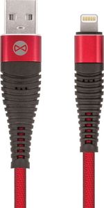 Kabel USB Forever Kabel do iPhone 8-pin Forever Shark czerwony 1