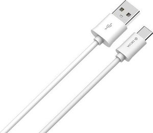 Kabel USB Devia USB-A - USB-C 2 m Biały (BRA006903) 2