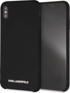 Karl Lagerfeld Karl Lagerfeld KLHCI65SLBKS iPhone Xs Max hardcase czarny/black Silicone 1