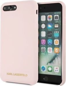 Karl Lagerfeld Karl Lagerfeld KLHCI8LSLLPG iPhone 7/8 Plus hardcase jasnoróżowy/light pink Silicone 1