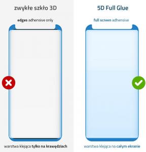 Wozinsky super wytrzymałe szkło hartowane 5D Full Glue dla Samsung Galaxy S9 czarny 2