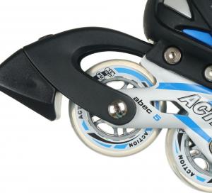 Rolki Action Łyżworolki regulowane 125A czarno-szare r. 36-39 (PW-125J/PW-125A) 5