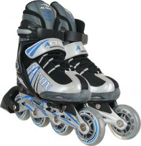 Rolki Action Łyżworolki regulowane 125A czarno-szare r. 36-39 (PW-125J/PW-125A) 8