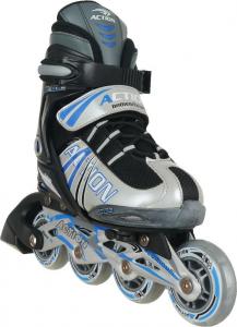 Rolki Action Łyżworolki regulowane 125A czarno-szare r. 36-39 (PW-125J/PW-125A) 9