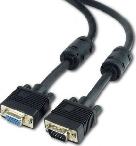 Kabel Equip D-Sub (VGA) - D-Sub (VGA) 15m czarny (118805) 1