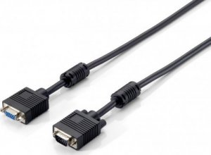 Kabel Equip D-Sub (VGA) - D-Sub (VGA) 5m czarny (118802) 1