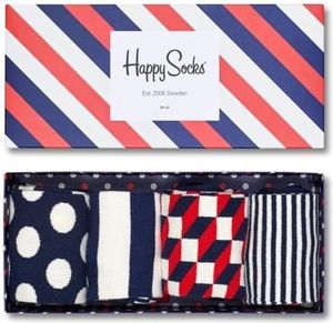 Happy Socks Happy Socks Giftbox (4-pary) XBDO09-6000 - Kolorowe Skarpetki 1