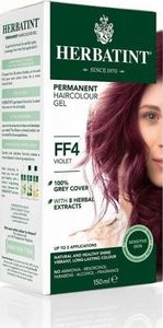 Herbatint  Naturalna trwała farba do włosów - FF - Seria Modny Błysk FF4 - fioletowy 1