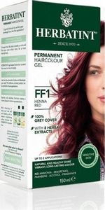 Herbatint  Naturalna trwała farba do włosów - FF - Seria Modny Błysk FF1 - czerwień henny 1