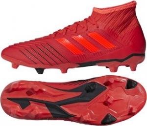 Adidas Buty piłkarskie Predator 19.2 FG czerwone r. 42 (D97940) 1