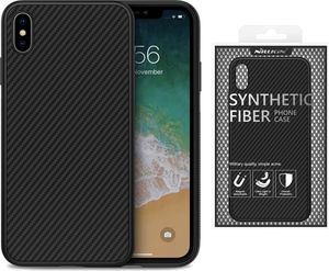 Nillkin Etui Synthetic Fiber iPhone XS MAX czarne 1