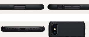 Nillkin Etui Nillkin Frosted Shield iPhone XS logo - Black 3