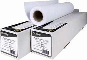 ColorPlus PAPIER DO PLOTERA COLORPLUS 297x50x80G 2 ROLKI 1