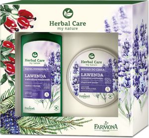 Farmona FARMONA_SET Herbal Care Lawenda żel pod prysznic 500ml + masło do ciała 200ml 1