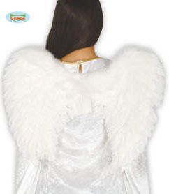 Akson Skrzydła Anioła białe z piór 50x40 cm dla dzieci 1