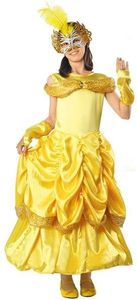 Gama Ewa Kraszek Strój Księżniczka Bella żółta kostiumy dla dzieci 1