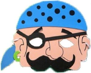 Aster Maska z pianki dla dzieci - pirat 1