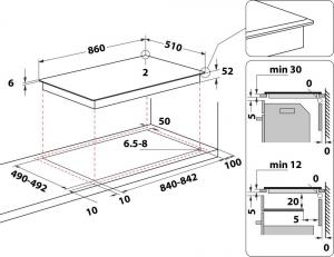 Płyta grzewcza Whirlpool ACM 795/BA 4