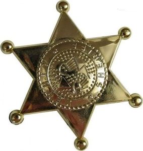 Aster Gwiazda , odznaka szeryfa złota do zabawy 1